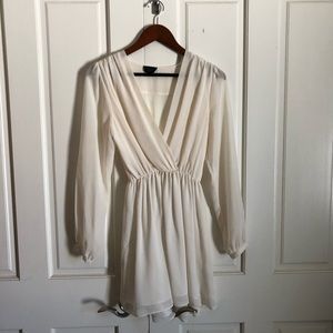 Topshop Dress In Cream